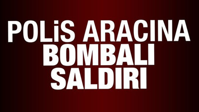 Diyarbakır Lice'de polis aracına bombalı saldırı