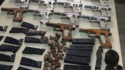 Ardeşen’de silah imalatı yapılan eve baskın