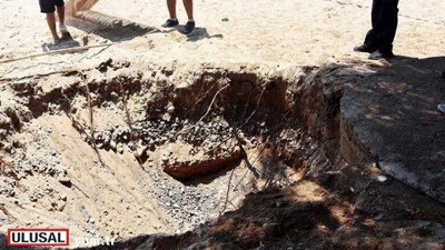 Muğla Bodrum'da deprem sonrasında korkutan görüntü