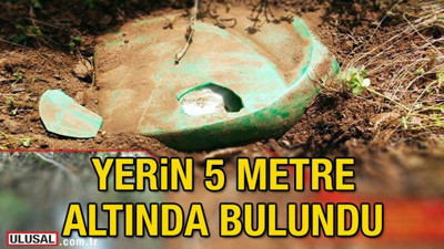 Diyarbakır'da yerin 5 metre altında bulundu