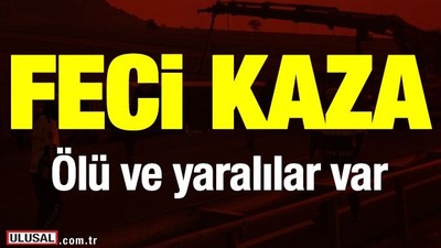 Denizli'de yolcu otobüsü devrildi: Ölü ve çok sayıda yaralı var! İşte ilk fotoğraflar