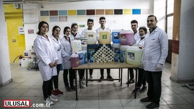 Lisenin bodrumunda deterjan üretiyorlar