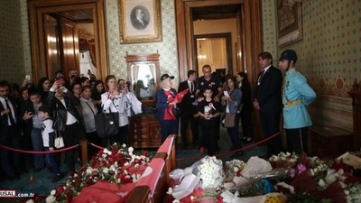 Dolmabahçe'yi 10 Kasım'da 105 bin kişi ziyaret etti
