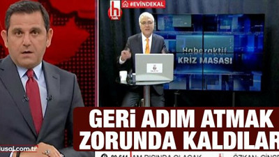 Geri adım atmak zorunda kaldılar