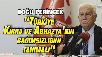 Doğu Perinçek: ''Türkiye, Kırım ve Abhazya'nın bağımsızlığını tanımalı''