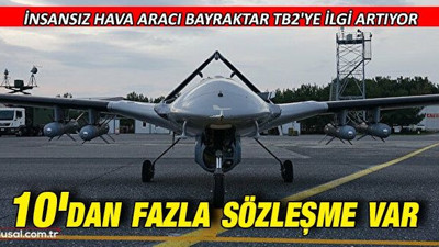 Silahlı insansız hava aracı Bayraktar TB2'ye ilgi artıyor