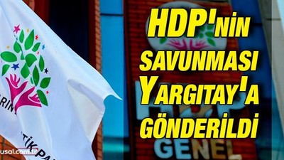 HDP'nin savunması Yargıtay'a gönderildi