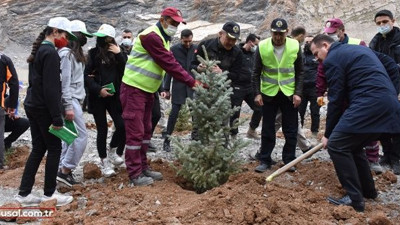 Binlerce fidan toprakla buluştu: 252 milyon fidanın toprakla buluşturulması hedefleniyor