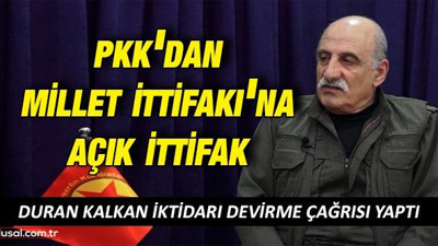 PKK'dan Millet İttifakı'na açık ittifak: Duran Kalkan iktidarı devirme çağrısı yaptı