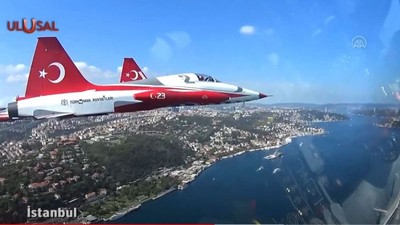 Türk Yıldızları'nın kokpitinden Türkiye