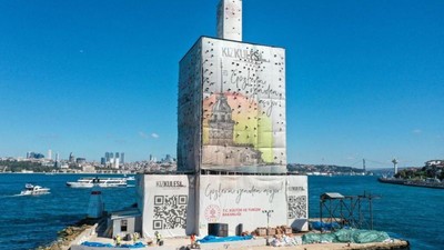 Bakan Ersoy Kız Kulesi'ndeki restorasyonunu yerinde anlattı