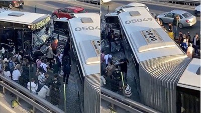 Görgü tanıkları Avcılar'daki metrobüs kazasını anlattı