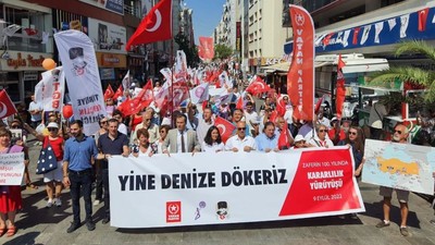 Vatan Partisi, CKD ve TGB Kararlılık Yürüyüşü düzenledi: "Yine Denize Dökeriz"