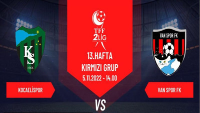 CANLI MAÇ İZLE | Kocaelispor Vanspor FK maçı canlı izle, 2. Lig canlı izle, Kocaelispor Vanspor FK Fuchs Sports canlı izle, Fuchs Sports canlı izle