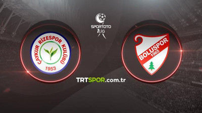 CANLI MAÇ İZLE | Çaykur Rizespor Boluspor maçı canlı izle, trtspor.com.tr canlı izle, beIN Sports MAX 1 canlı izle, Çaykur Rizespor Boluspor trtspor.com.tr izle