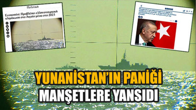 Yunanistan'ın paniği manşetlere yansıdı