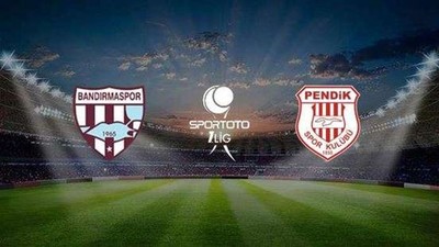 Bandırmaspor Pendikspor maçı ne zaman? Bandırmaspor Pendikspor maçı saat kaçta? Bandırmaspor Pendikspor maçı hangi kanalda?