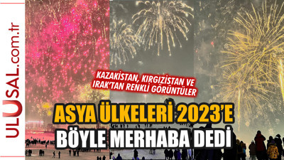 Yeni yılı Asya ülkeleri Kazakistan, Kırgızistan ve Irak böyle karşıladı