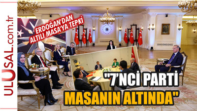 Erdoğan'dan Altılı Masa'ya tepki