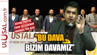 Vatan Partisi'nden Diyarbakır'da ekmek ustalarının kurultayına destek