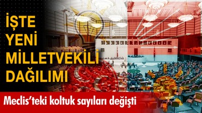 Meclis'teki koltuk sayıları değişti: İşte yeni milletvekili dağılımları