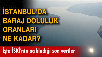 İstanbul baraj doluluk oranları azaldı! Aşırı sıcaklar su miktarını düşürdü! İşte İSKİ'nin son verileri