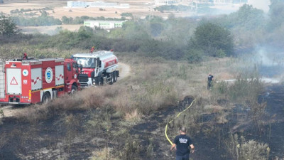 Tekirdağ'da korkutan orman yangını