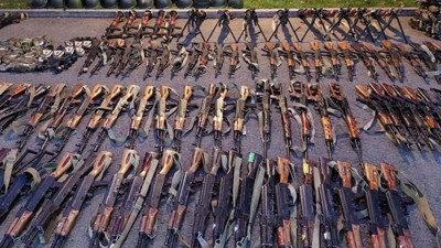 Karabağ barut fıçısına dönüştürülmüş! Azerbaycan Karabağ'da el konulan silahların listesini açıkladı