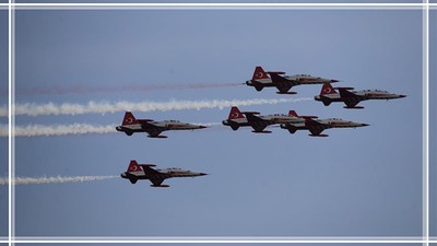 Türk Yıldızları Antalya Semalarında Gösteri Uçuşu Yaptı