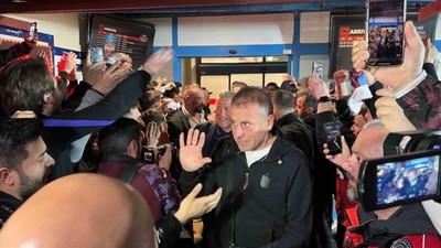 Taraftardan Trabzonspor’a coşkulu karşılama