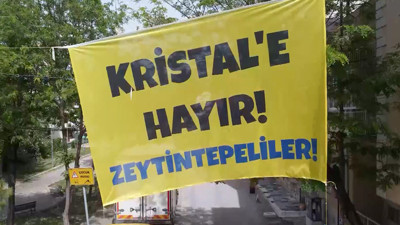 Gençler uyuşturucuyla mücadele ediyor! "Kristale hayır, Zeytintepeliler"
