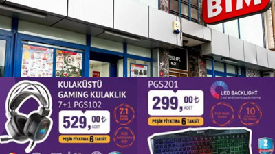 Bim'de 'gamer' indirimi başlıyor! 12 Temmuz aktüel ürünler listesinde geçerli