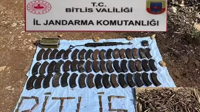 Bitlis'te terör operasyonu: Çok sayıda mühimmat ele geçirildi