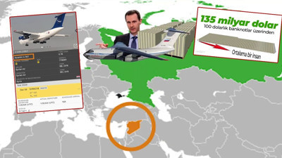 'Esad uçakla 135 milyar dolar kaçırdı' balonu söndü