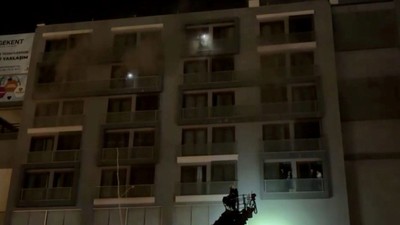 Yangın alarmı! Apartmanda can pazarı