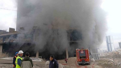 Ankara’da korkutan yangın! İtfaiye müdahale ediyor