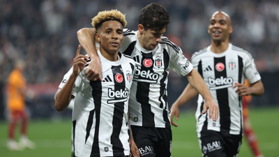 Beşiktaş, derbide Galatasaray'ı mağlup etti! Siyah-beyazlılardan 2-1'lik galibiyet