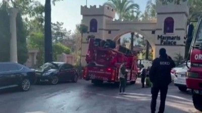 Son dakika: Marmaris'te otel yangını