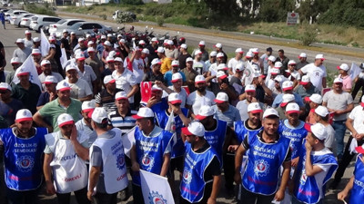Hatay’da metal işçileri 10 aydır grevde: "Alın terimizin karşılığını istiyoruz"