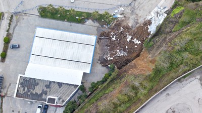 Samsun'da heyelan: Baba ve iki kızı hayatını kaybetti