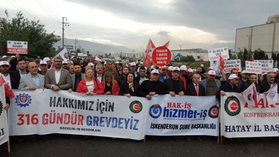 İzmir ve Hatay'da Emekçi Bayramında direniş: İşçiler seslerini duyurmak için yürüyor
