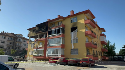 Konya'da gece yarısı dehşeti: Apartman dairesinde patlama!