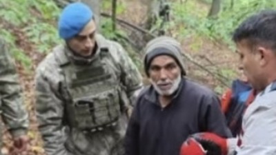 Ormanlık alanda kaybolmuştu, 20 saat sonra bulundu
