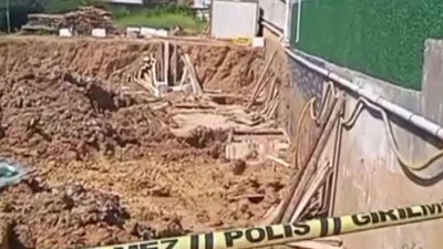 İstanbul'da inşaatta göçük!