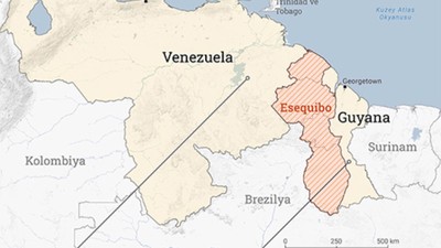 Venezuela ile Guyana arasında Esequibo bölgesi anlaşmazlığı yeniden alevlendi