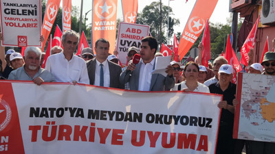 Vatan Partisi İncirlik Üssü önünden meydan okudu: "Tankla gelen, tabutla gider!"