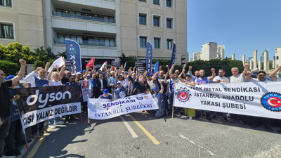 Türk-İş ve Vatan Partisi’nden Dyson işçilerine destek: "Mücadeleden vazgeçmeyeceğiz”