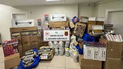7 milyonluk kaçak vurgunu Ankara'da durduruldu! Jandarmadan dev operasyon