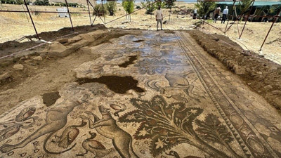 Elazığ'da 1700 yıllık Roma hamamı bulundu: Fidan dikerken ortaya çıktı