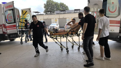 13 yaşındaki çocuk motosikletle kaza yaptı